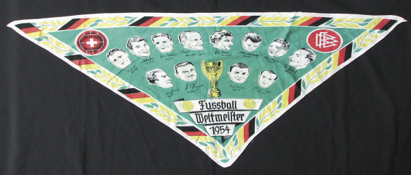 Fussball Weltmeister 1954, Seidentuch WM 1954