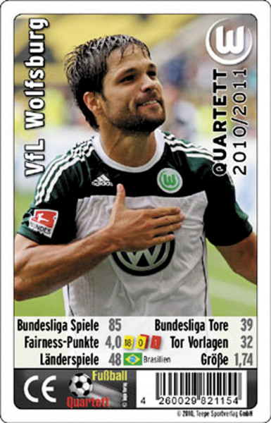 Wolfsburg Quartett 10/11, Kartenspiel