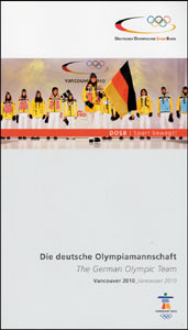 Die deutsche Olympia-Mannschaft. Vancouver 2010