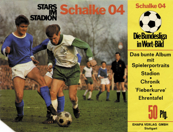 Stars im Stadion. Schalke 04. Das bunte Album mit Spielerportraits. Stadion. Chronik. „Fieberkurve“.