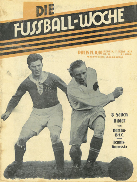 Fußball-Woche 1928 Nr.20 Brandenburger Ausg.: