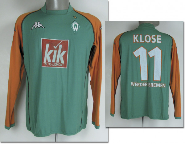 match worn football shirt Werder Bremen 2004/05