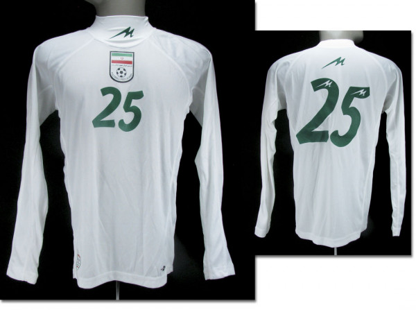 match worn football shirt Iran 2008-2009