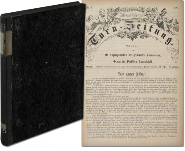 Deutsche Turn-Zeitung 1881 : Jg.: Nr.1-52 komplett
