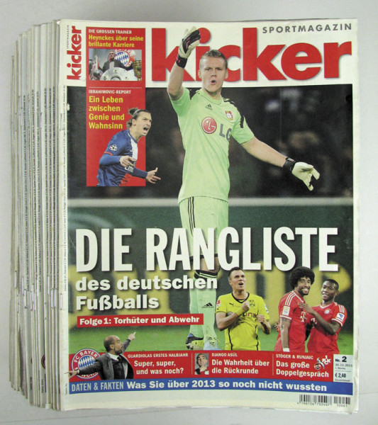 Kicker 2014 Mon. : Jg.: Nr.2-104 komplett