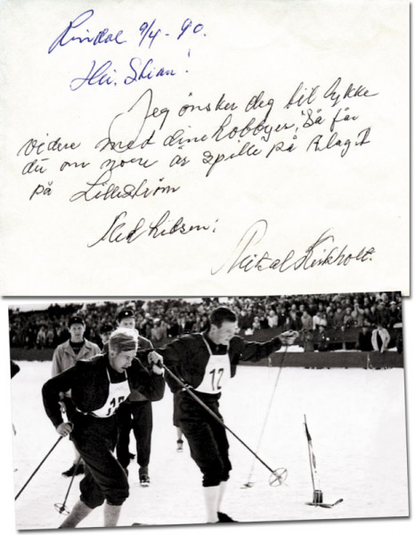 Kirkholt, Mikal: Olympic Games 1952 Autograph Crosscountry Norway