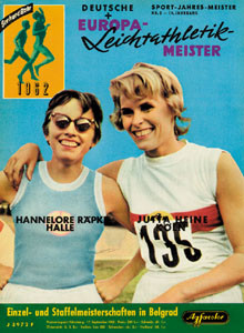 Deutsche + Europa-Leichtathletik Meister 1962