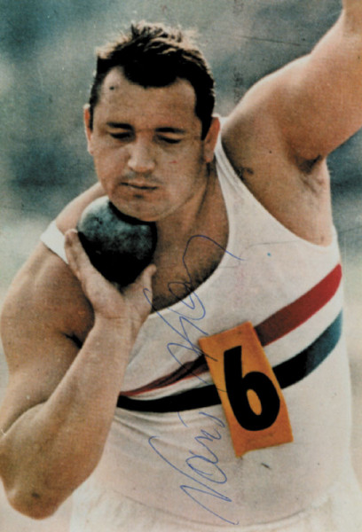 Varjú, Vilmos: Olympic Games 1964 Autograph Athletics Hungary