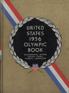 United States 1956 Olympic Book.