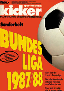 Sondernummer 1987 : Kicker Sonderheft 87/88 BL