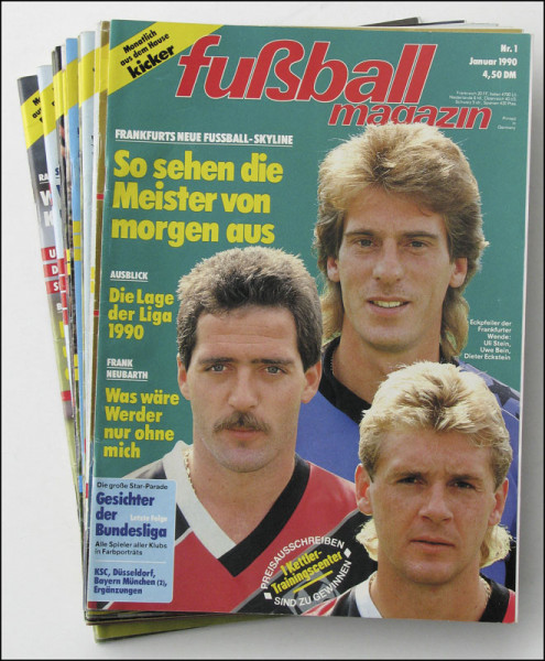 Fußball Magazin 1990 : 15.Jg.: Nr.1-12 komplett
