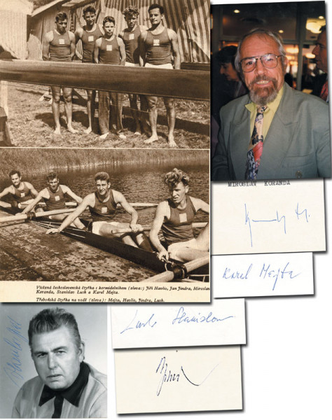 CSSR Rudern OSS1952: Olympic Games 1952 Autograph Rowing CSSR