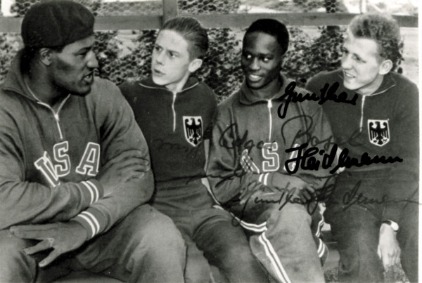 Heidemann, Günther: Olympic Games 1952 Boxing Autograph Germany