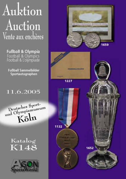 23. AGON Auktion: Auktions-Katalog: SportMemorabilia Live Köln