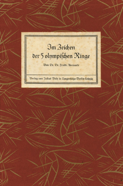 Im Zeichen der 5 olympischen Ringe.