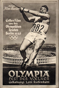 Olympic Games 1936. movie programme: Riefstahl