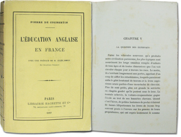 L'Éducation Anglaise. En France. (Erstausgabe!).
