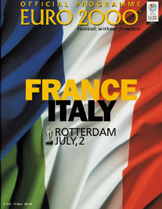UEFA Euro 2000. Final Programm France v Italy