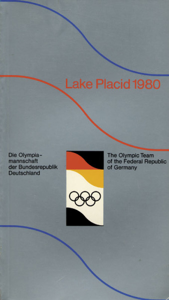 Olympic Games Lake Placid 1980. German Teambook
