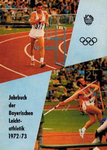 Jahrbuch der Bayerische Leichtathletik 1972/73.
