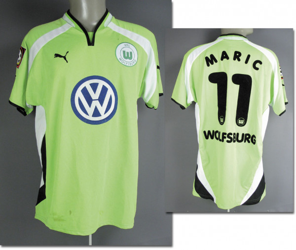 Tomislav Maric, 8.12.2001 gegen Bayern München, Wolfsburg, VfL - Trikot 2001