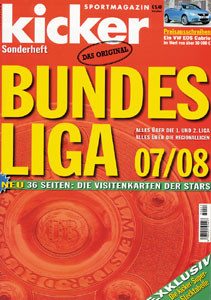 Sondernummer 2007 : Kicker Sonderheft 07/08 BL