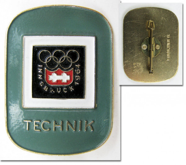 Technik, Innsbruck 1964, Teilnehmerabzeichen 1964