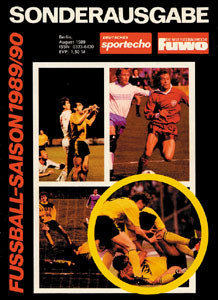 Deutsches Sport Echo 89 gem. mit FUWO: Sonderausgabe zur DDR-Fußballs
