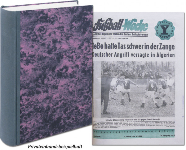 Fußball-Woche 1964 : Jg. Nr.1-52 komplett