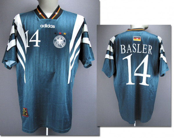 match worn football shirt Germany 1996-1998