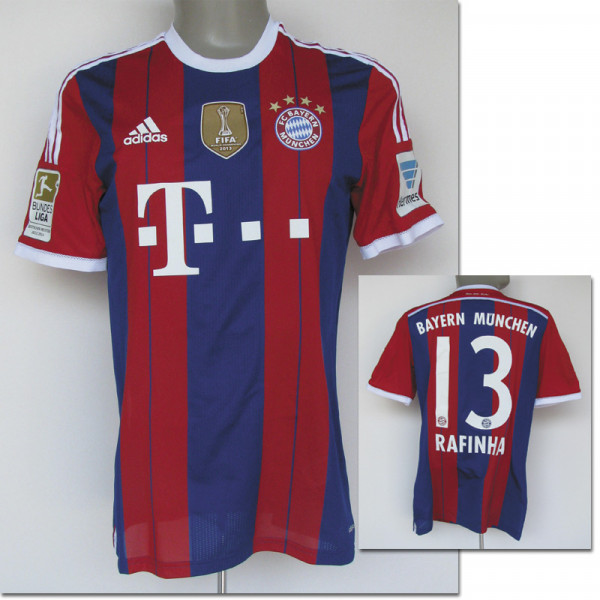 Rafinha am 18.10.2014 gegen Werder Bremen, München, Bayern - Trikot 2014