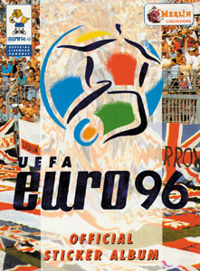 UEFA Euro 96. Official Sticker Album.