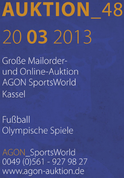 48. AGON Auktion: Auktions-Katalog: 48th AGON Live Auction Catalogue.