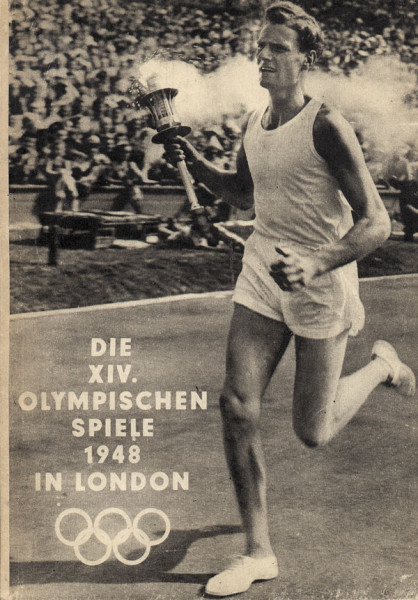 Olympic Games 1948 London. Rare German report.