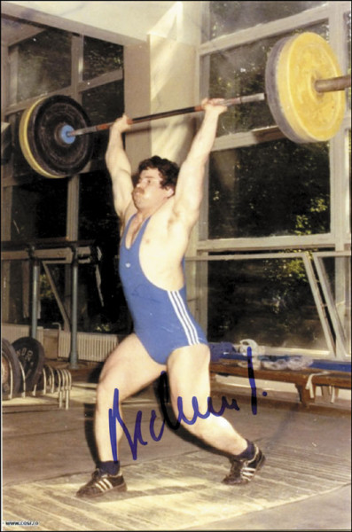 Becheru, Petre: Olympic Games 1984 Autograph Weightlifting Romani