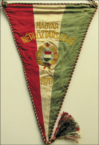 Football Match Pennant 1970 Hungary