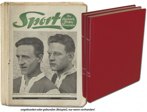 Sport Magazin 1947 : 2.Jg.: Nr.1-52 komplett