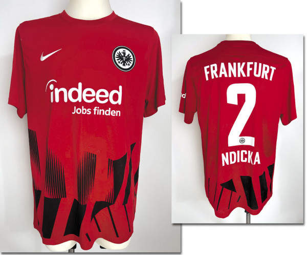 Evan Ndicka, 05.03.2023 gegen VfL Wolfsburg, Frankfurt, Eintracht - Trikot 2022/2023