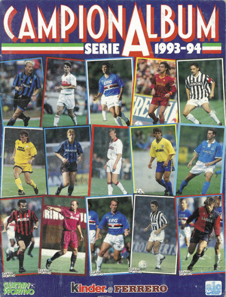 Sticker album Italian A-League Season 1993-94 (complete)