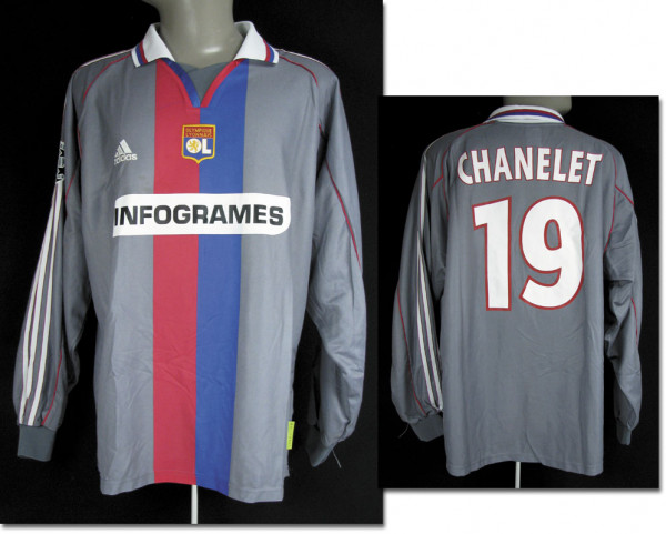 Jean-Marc Chanelet, 6.03.2001 gegen Bayern München, Lyon, Olympique - Trikot 2000/01