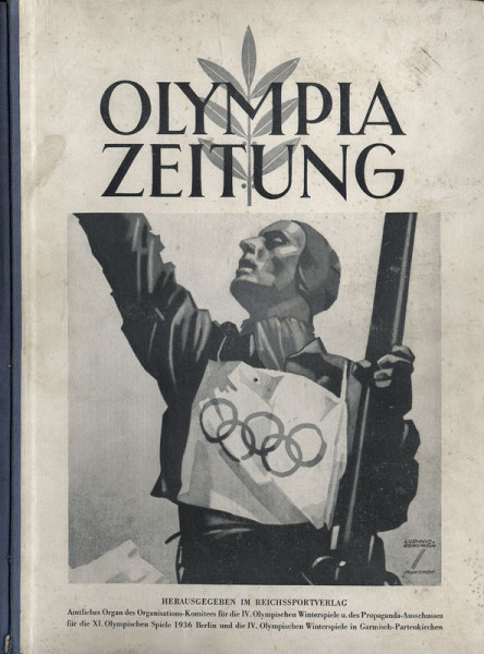 Winterolympiade 1936 in Garmisch Partenkirchen.Nr.1-13 komplett, gebunden