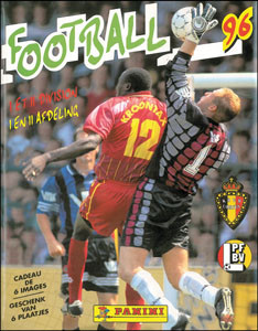 Football 96. I. et II.Division. Panini '96 Belgium. Sammelalbum.