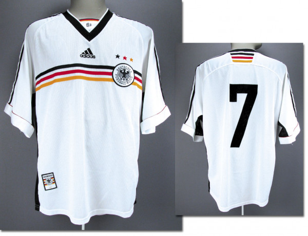 match worn football shirt Germany 1998