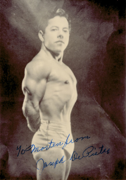 Di Pietro, Joseph: Autograph Olympic Games 1948 Weightlifting USA