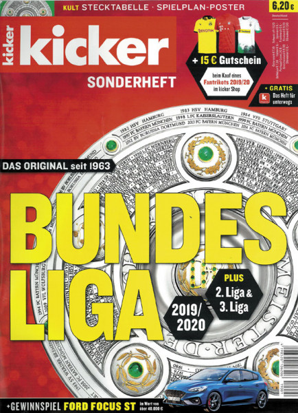 Sondernummer 2019 : Kicker Sonderheft 19/20 BL