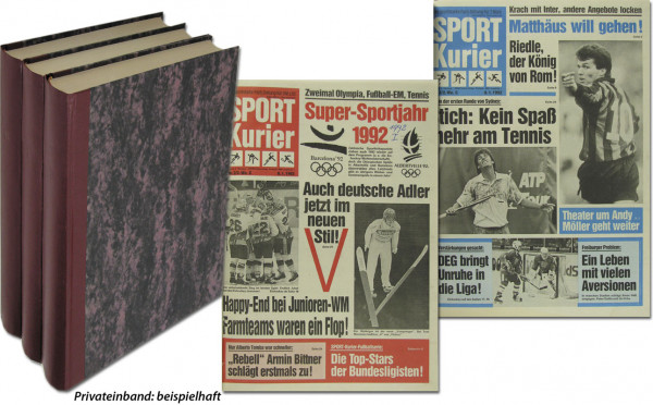 Sport Kurier 1992 C : Nr.2-104/105 komplett