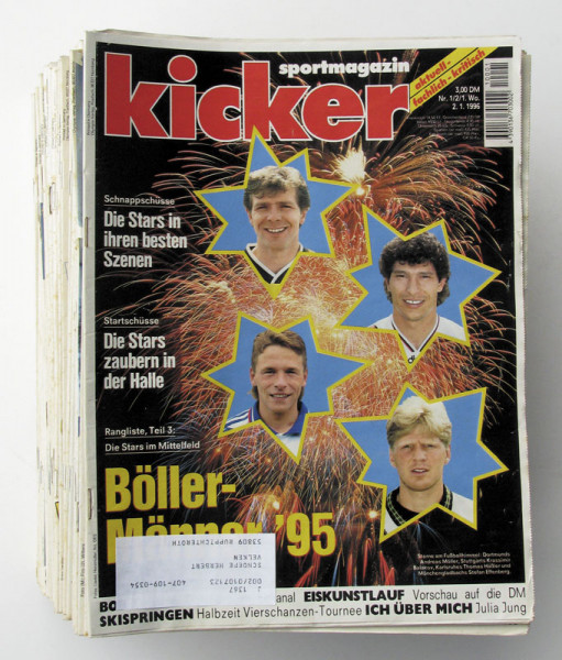 Kicker 1996 Mon. : Jg.: Nr.1/2-104/5 komplett