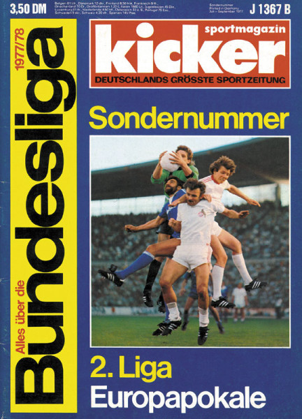 Sondernummer 1977 : Kicker-Sonderheft 77/78 BL