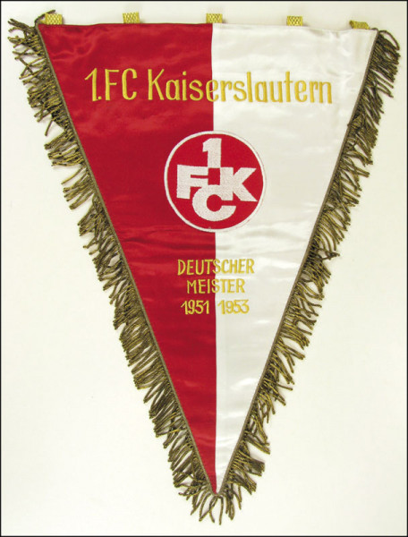 Football Match Pennant. 1.FC Kaiserslautern