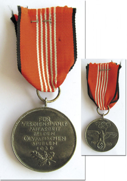 Olympic Games 1936. Official Olympic Merit medal